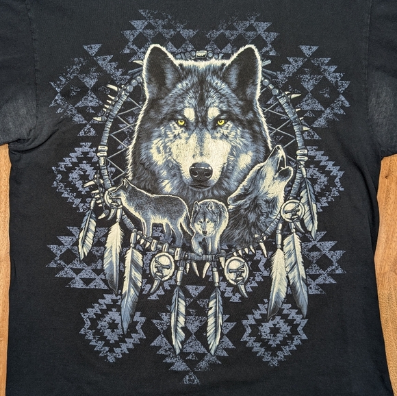 Wolves Vintage Dreamcatcher Tee (L) - Picture 3 of 7
